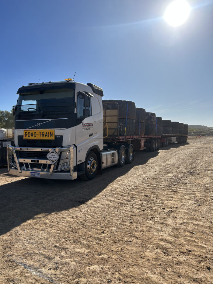 Road train tyres